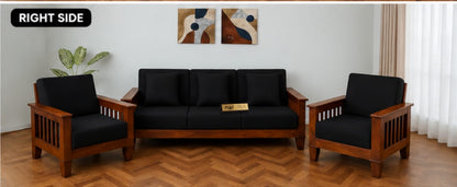 Teak Wood Living Room Sofa – Durable Movable Design