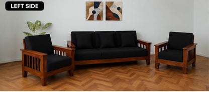 Teak Wood Living Room Sofa – Durable Movable Design